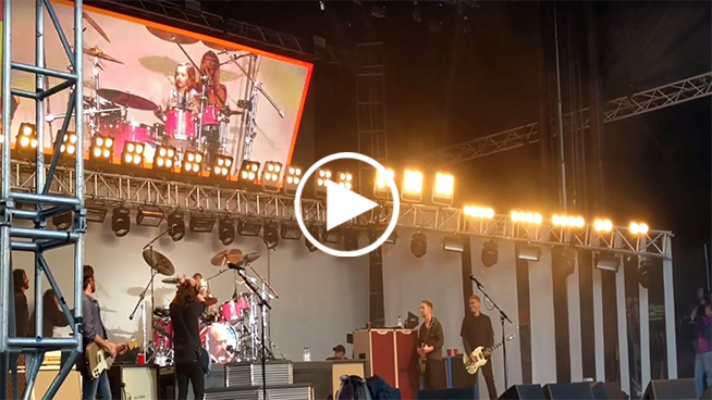 WATCH Dave Grohls Eight Year Old Daughter Drumming For Foo Fighters