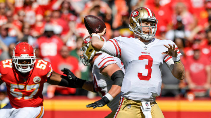 With Jimmy Garoppolo potentially out for season, 49ers express confidence in C.J. Beathard