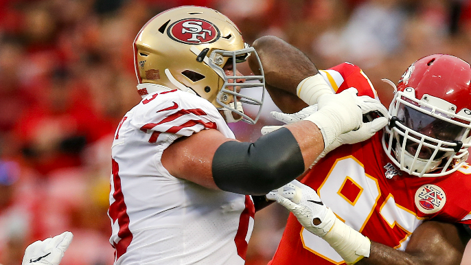 Mike McGlinchey to have arthroscopic surgery on knee, has same return timeline as Juszczyk