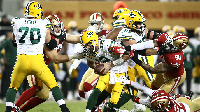 49ers suffocate Packers in dominating win, stake claim as favorites in NFC