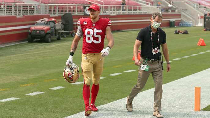 Kyle Shanahan provides update on George Kittle after knee injury