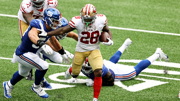 49ers smother listless Giants, secure consecutive easy wins on brutal New Jersey trip