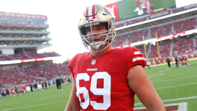 Meet 49ers standout right tackle Mike McGlinchey, The Bone’s newest weekly guest