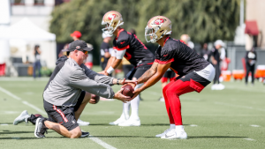 49ers Practice Report: Not the best day from the quarterbacks, and things get testy