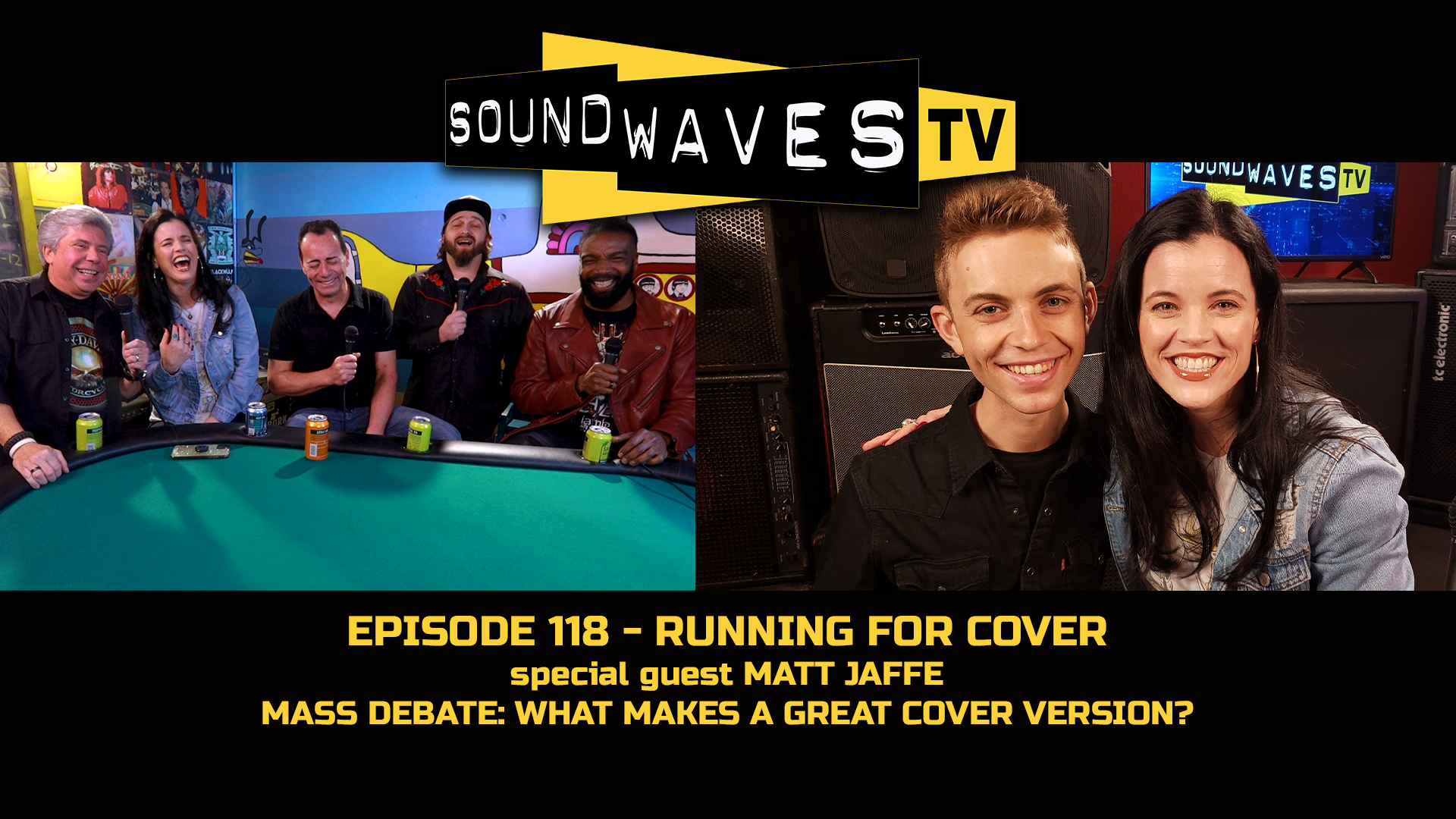 Watch Soundwaves TV #118 – Running for Covers