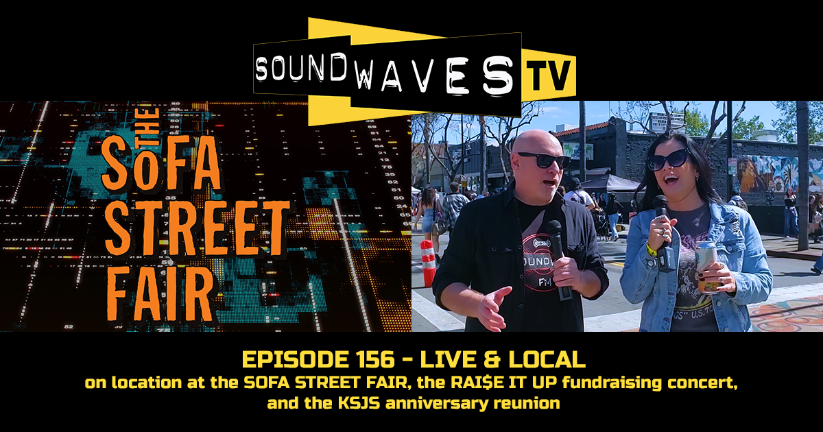 Watch Soundwaves TV #156 – Live & Local