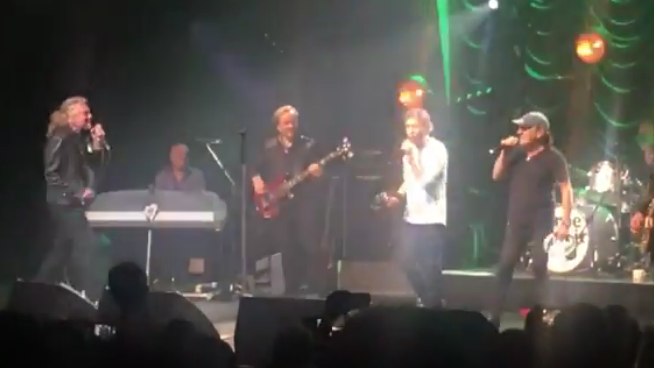 Brian Johnson And Robert Plant Perform With Paul Rodgers | KSAN-FM